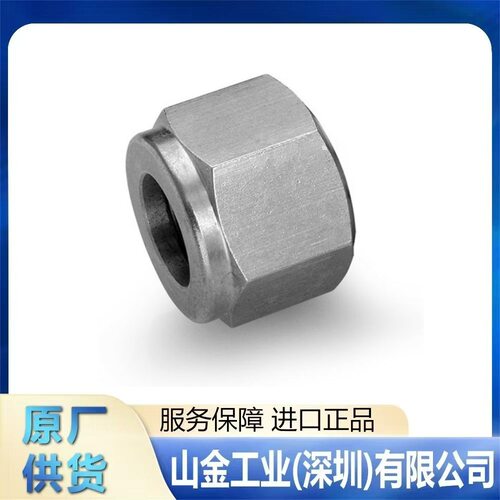 精工FUJIKIN富士金VUWG-18EN-V双压缩环接头公制转NPT螺纹管接头