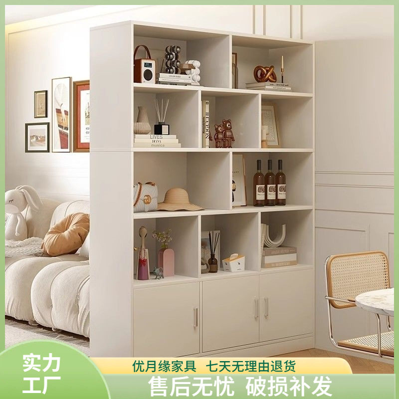 玄关柜入户正对门隔断客厅屏风柜简约现代家用摆件一体酒柜储物柜