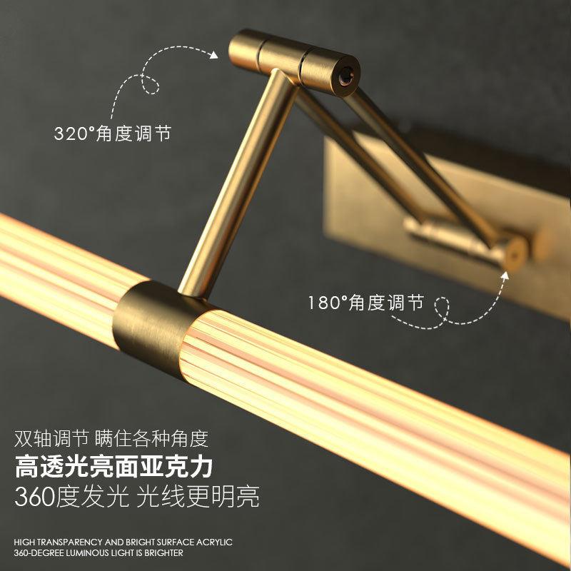 超亮镜前灯可伸缩 卫生间led智能版浴室洗漱台盆镜柜专用柜顶安装