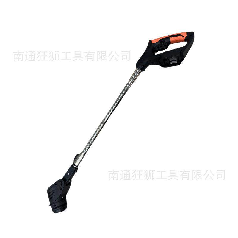 跨境21V电动割草机充电式家用多功能农用除草无线锂电打草机