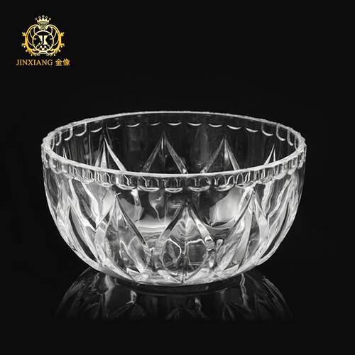 金像 波西米亚风水晶玻璃果盘创意果斗糖缸拼盘家居客厅装饰摆件