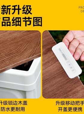 户外露营收纳箱车载储物箱整理箱升级锁边家用塑料折叠收纳可折叠