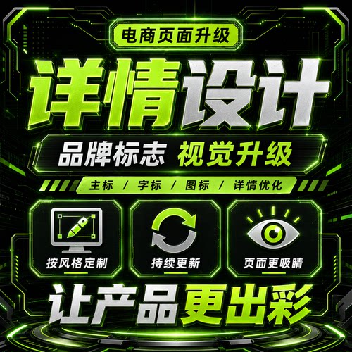 亚马逊主图A+设计美工包月精修