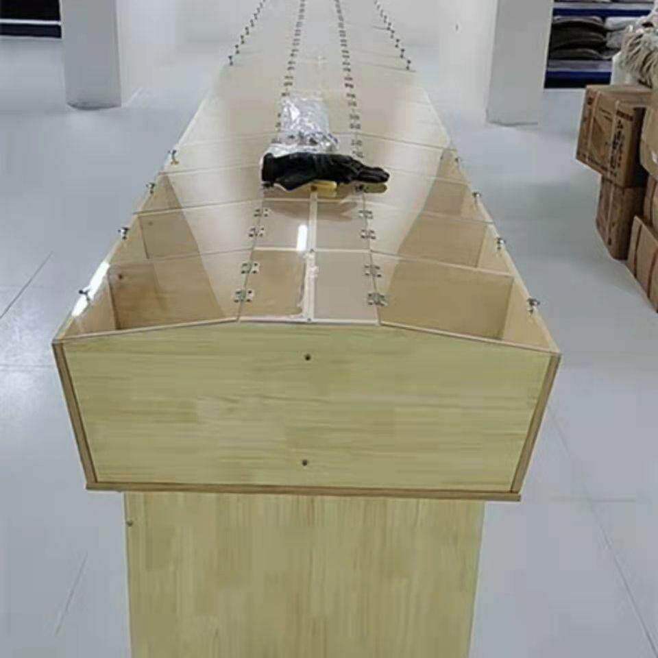 超市货架米面粮桶杂粮柜米斗五谷杂粮展示柜米斗超市带透明盖子