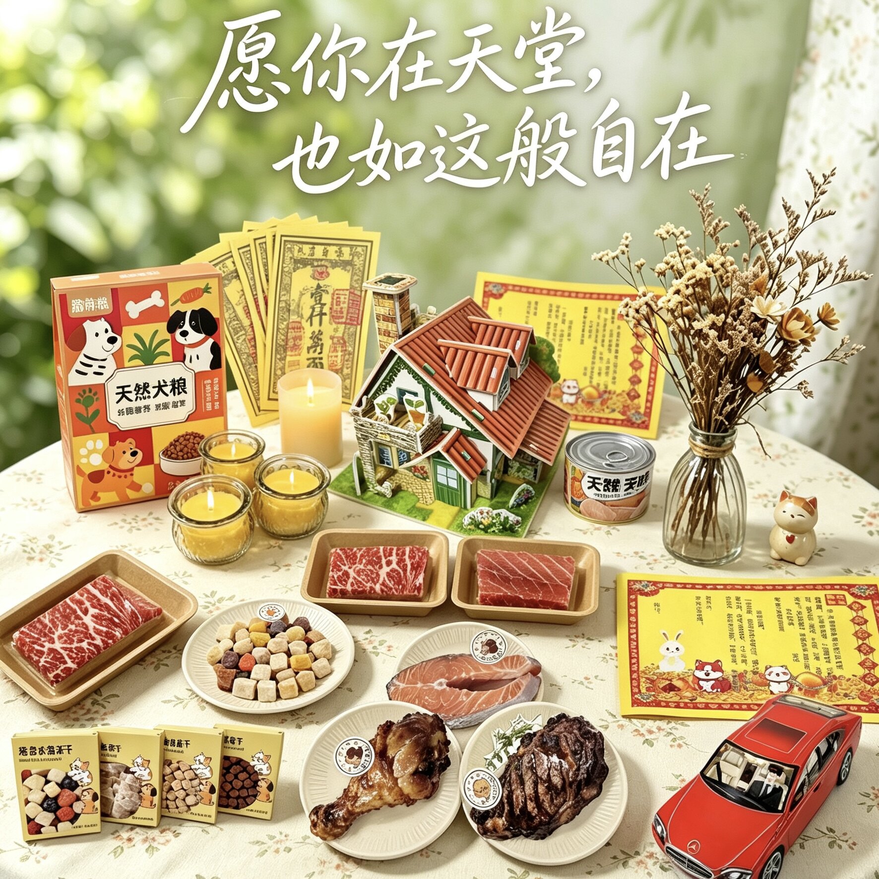 宠物猫咪小狗狗纸祭用品祭祀纸钱