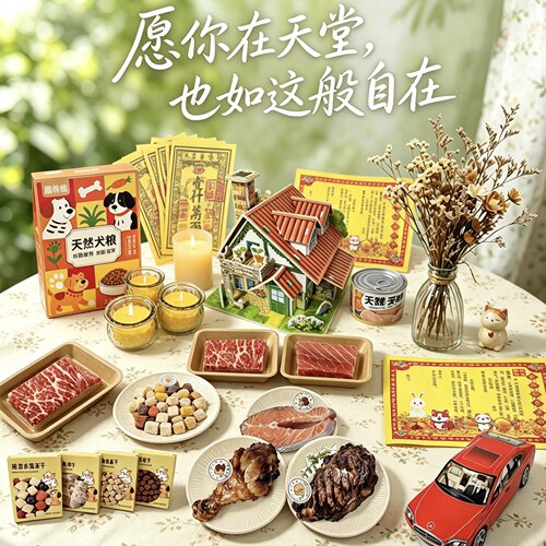 宠物猫咪小狗狗纸祭用品祭祀纸钱