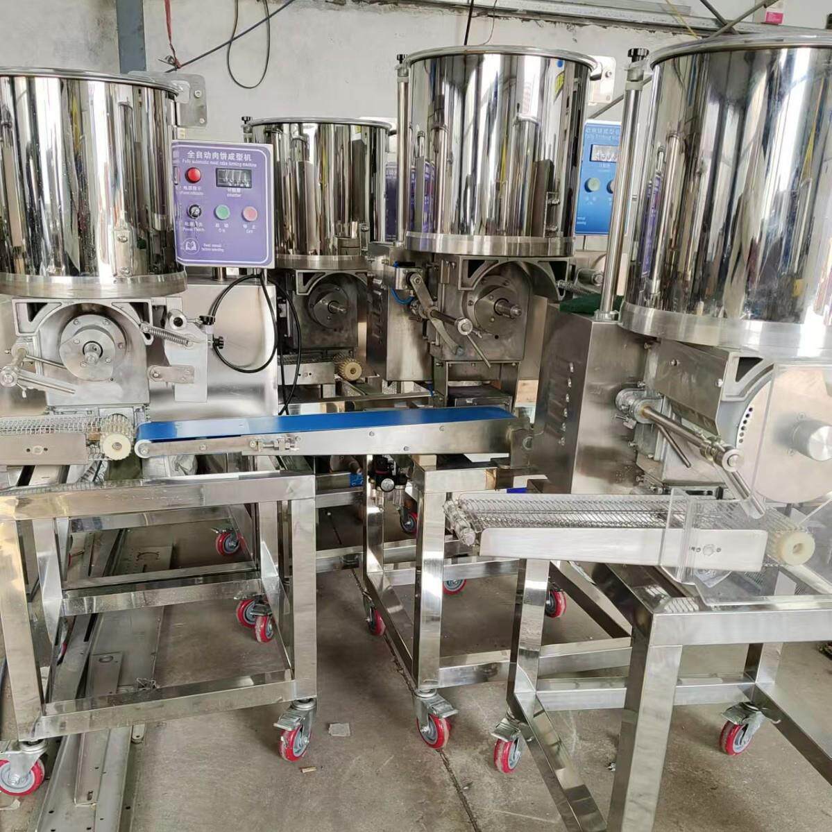 销厂设家直多成功能肉饼型备全MAGA-102自动压汉堡机成型设备