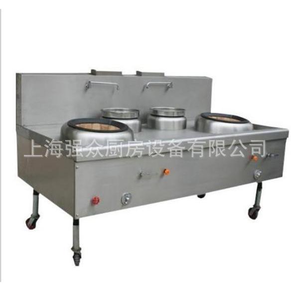 商用炉灶不锈钢厨房设备双炒双温工程灶304不锈钢厨具中西餐炉灶