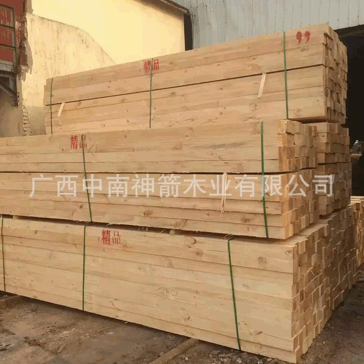 建筑木方材料澳松铁杉云杉白松等材质尺寸标准规格齐全厂家直供