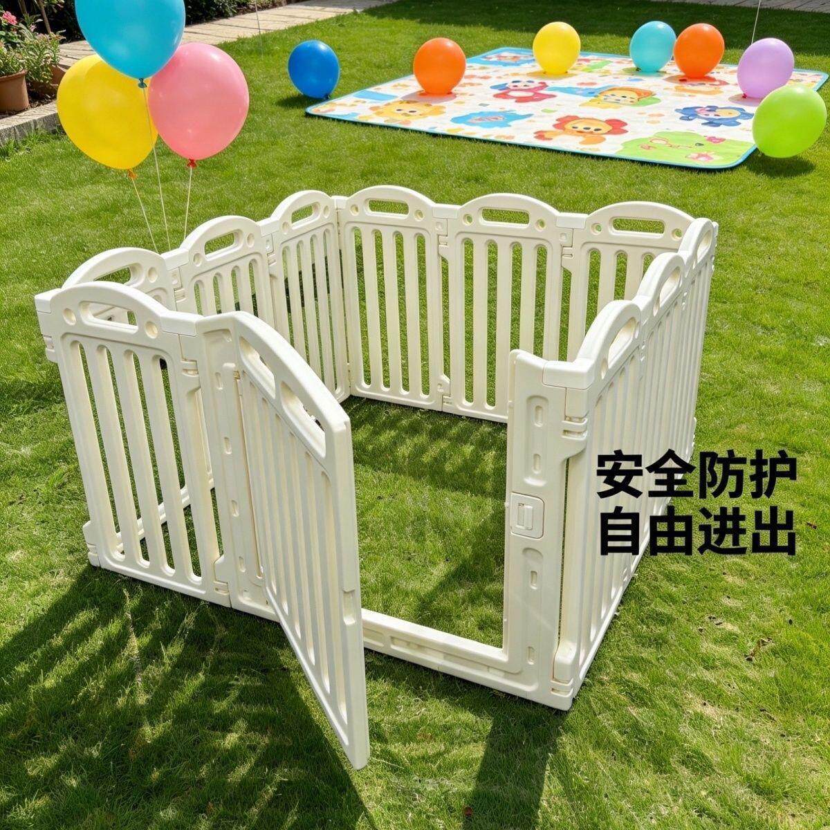 室内狗狗围栏宠物笼子栅栏狗窝中型护栏围挡猫咪家用带盖板