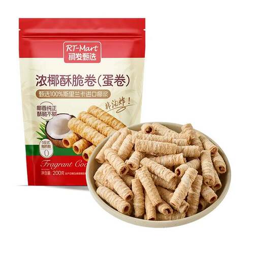 RT-Mart浓椰酥脆卷200g