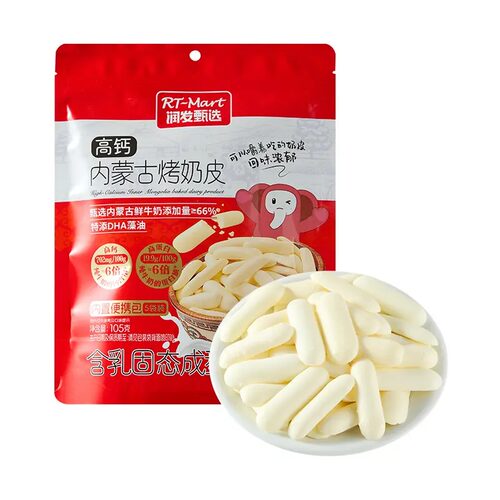RT-Mart高钙内蒙古烤奶皮105g