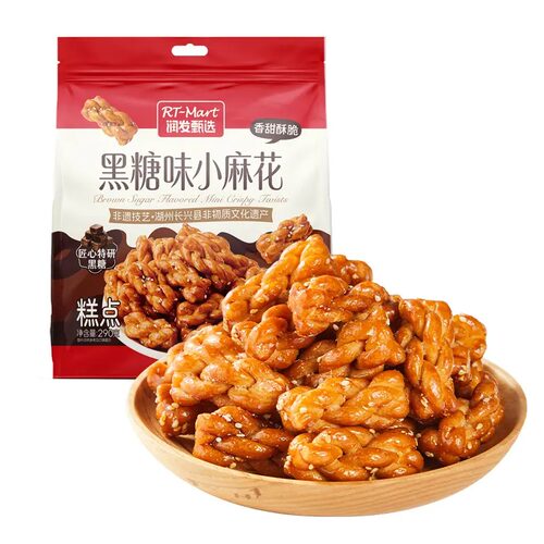 RT-Mart黑糖味小麻花290g