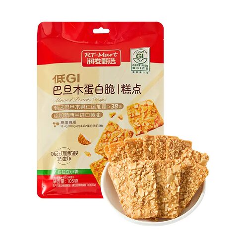 RT-Mart低GI巴旦木蛋白脆105g