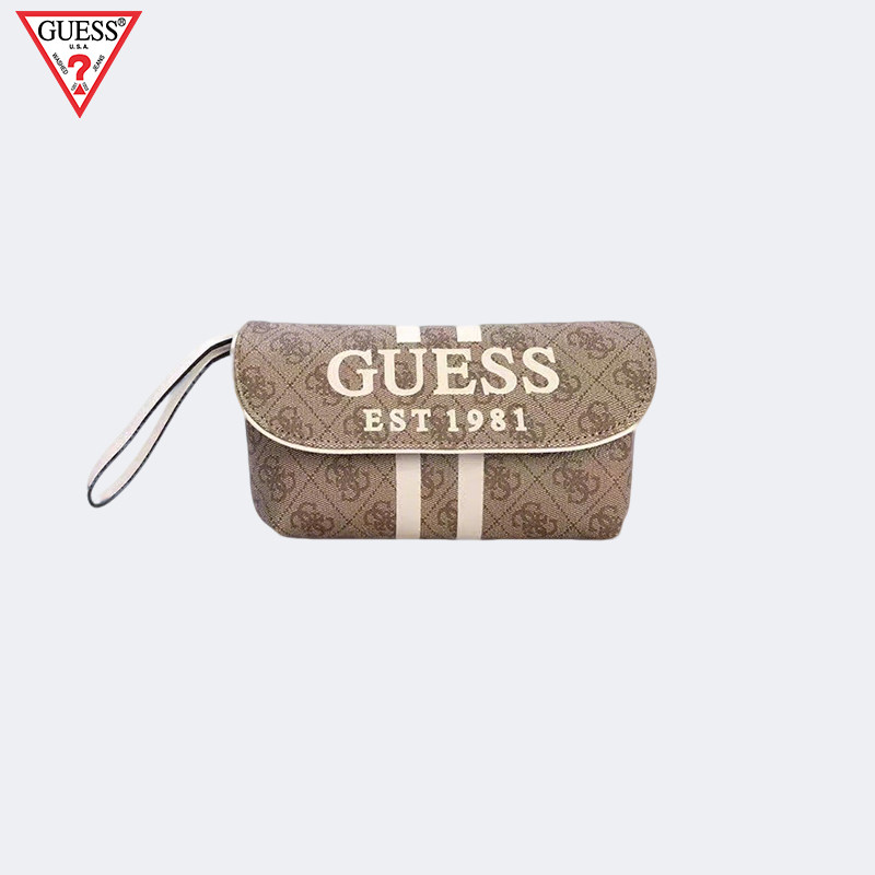 GUESS时尚精致手拿包轻便百搭高级感包包花纹经典手机包新款