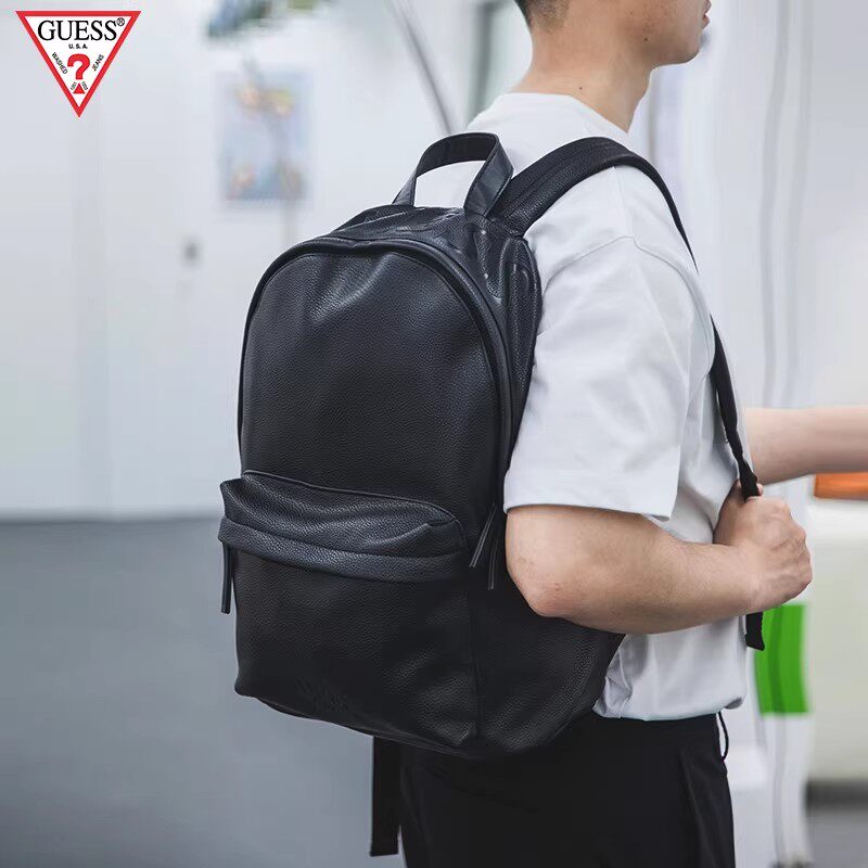 GUESS背包双肩包女通勤包书包大容量女士包包高级感轻奢小众男包