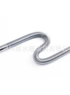 欧标全铜镀铬80cm面盆下水管洗台盆排水管做S弯防臭230克