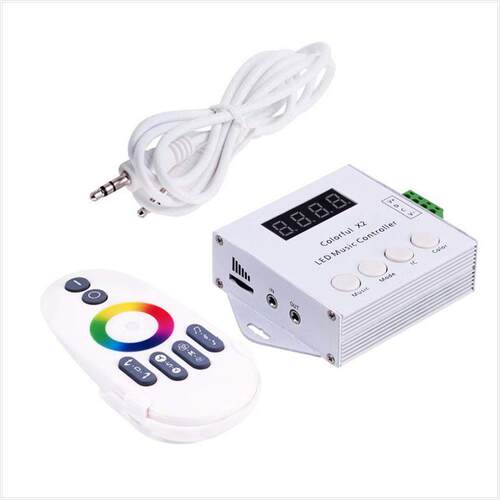 LED幻彩 X2幻彩音乐控制器全彩灯带半触摸1903 2811控制器5~24V