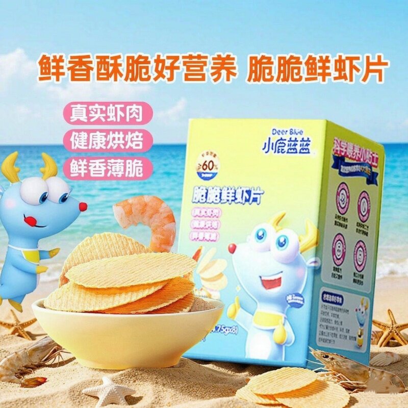 小鹿蓝蓝-脆脆鲜虾片38g儿童零食