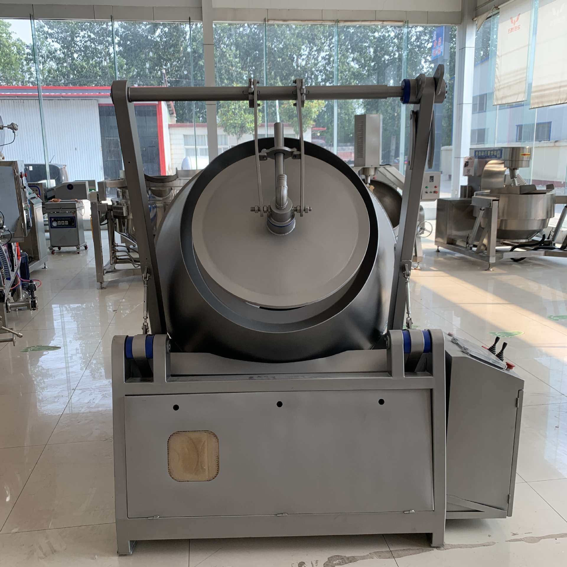 全自动鱼排真空滚揉机器 猪肋骨腌制机器 卧式鸡肝入味滚揉机现货