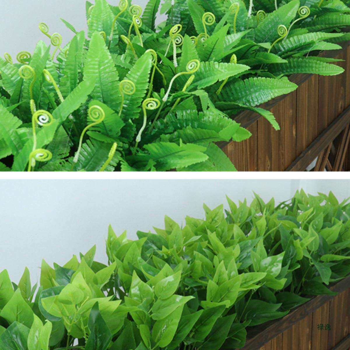 假花假草塑料花绿植花箱花槽插花隔断栅栏花室外楼盘摆放花艺