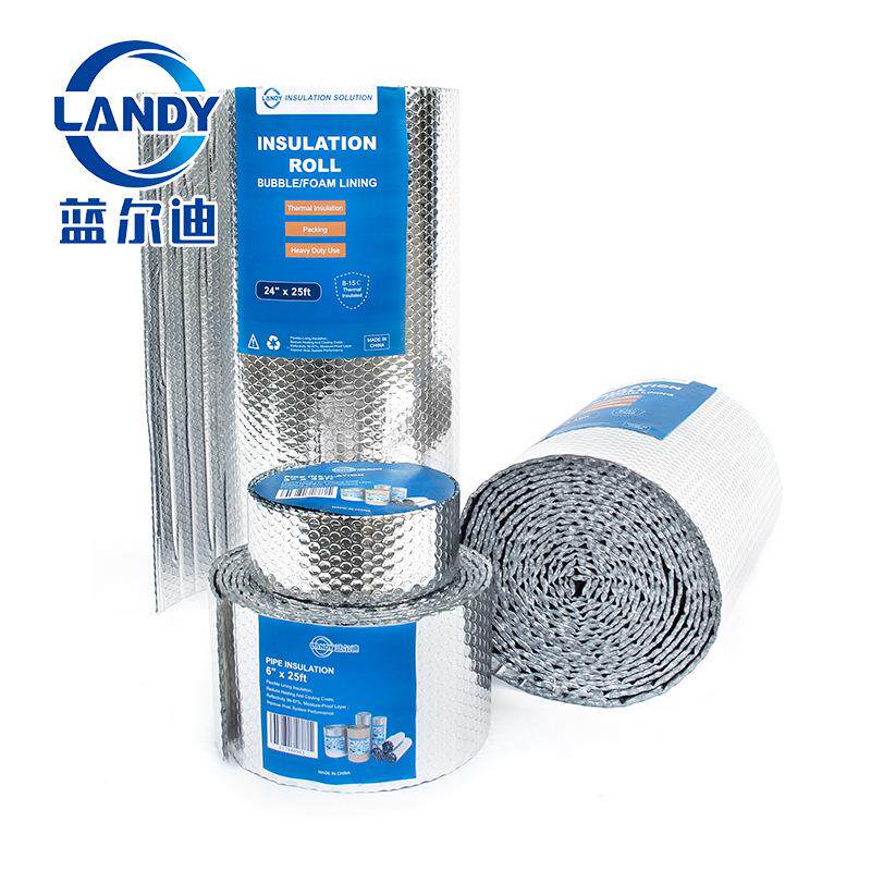 屋顶隔热膜楼顶双面铝箔气泡膜彩钢阳光房遮挡防晒膜大棚反光铝膜
