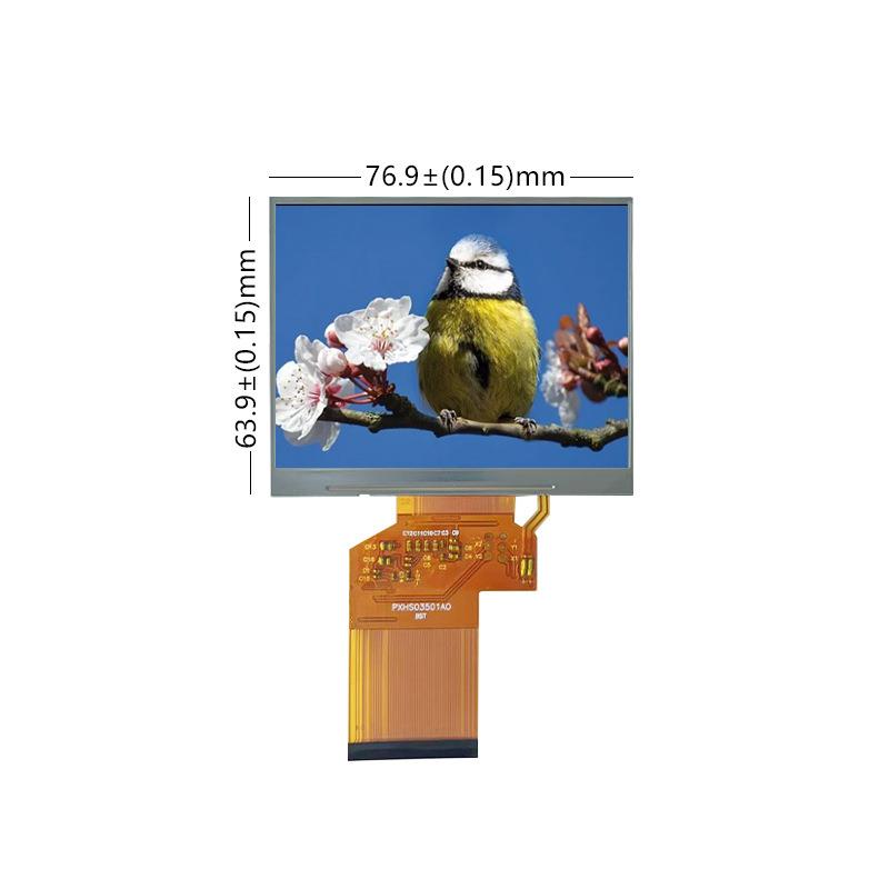 3.5寸显示器液晶显示屏TFT全视角320*240插接54PIN工业TNTFT屏图片