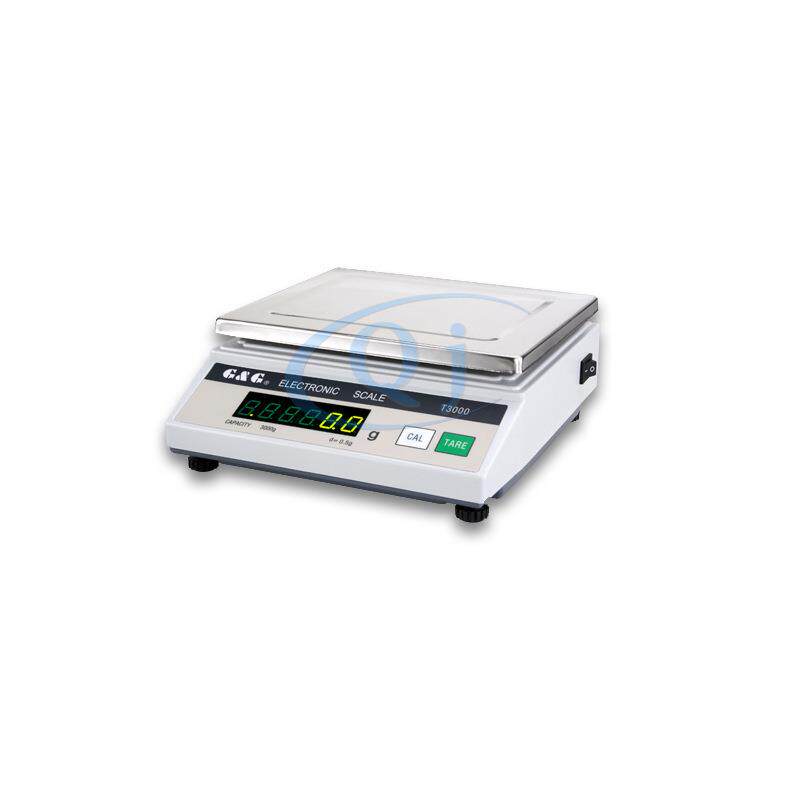双杰G&G T5000 5000g/1g电子秤 5kg电子天平 自动校准 全称量去皮