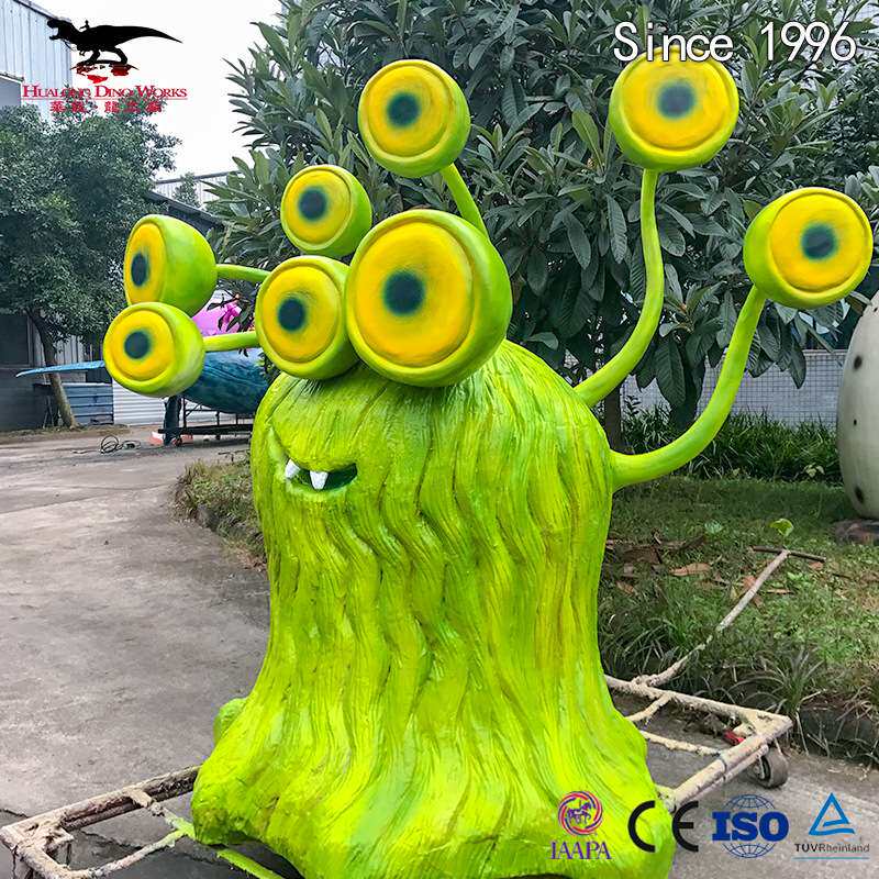 大型仿真拟人海草植物纯手工制作电动机械模型动态声音组合植被