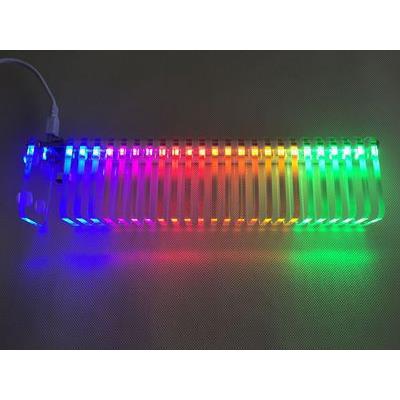 KS25音乐频谱梦幻水晶音柱光立方LED电平电子制作套件VU塔声控
