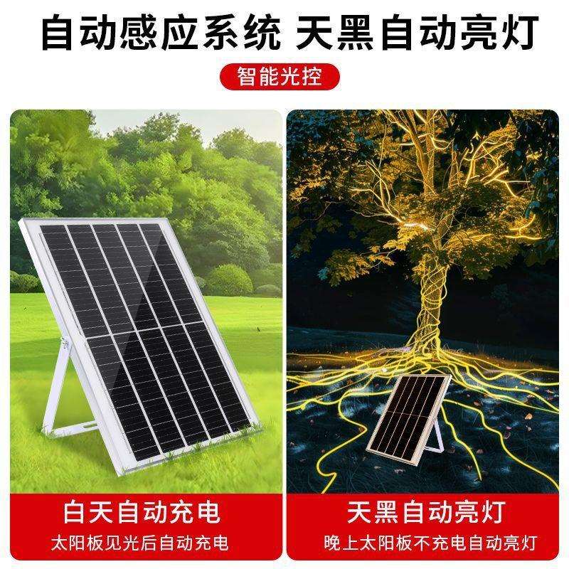太阳能供电系统12V24V36V光伏板广告发光字灯箱亮化灯蓄电池led灯