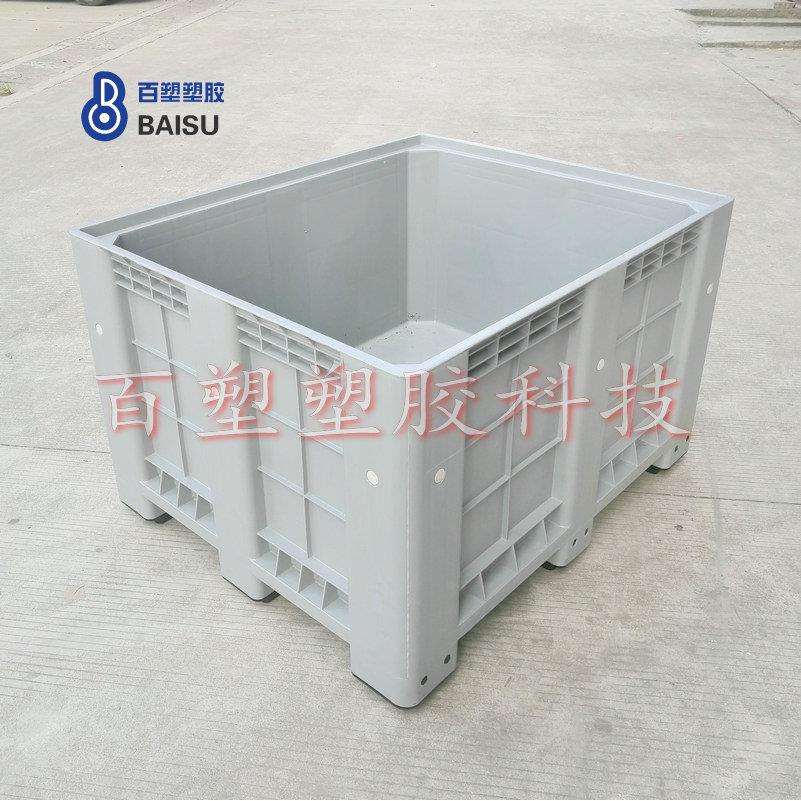 物流卡板箱运输卡板箱叉车卡板箱大型水果蔬菜塑料周转箱托盘胶箱