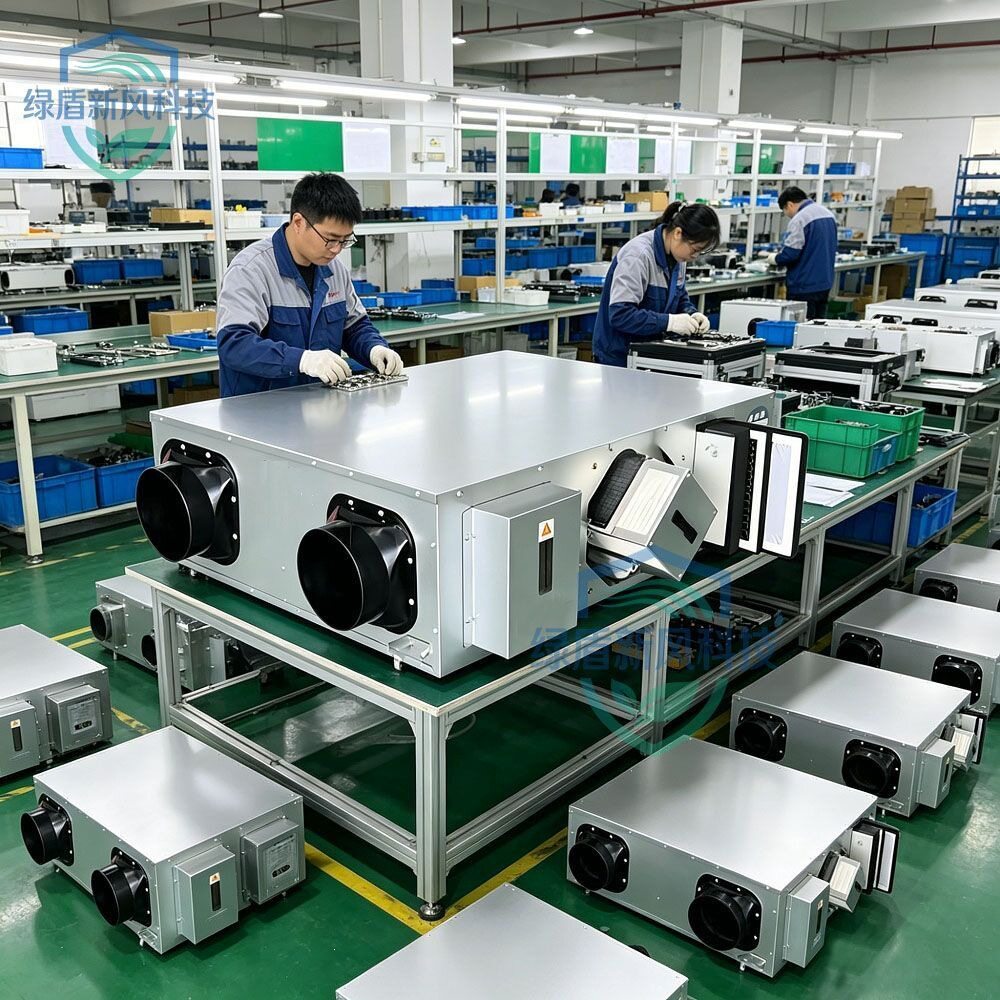 超静音管道风机新风换气系统双向流商用室内排风机家用空气对流扇