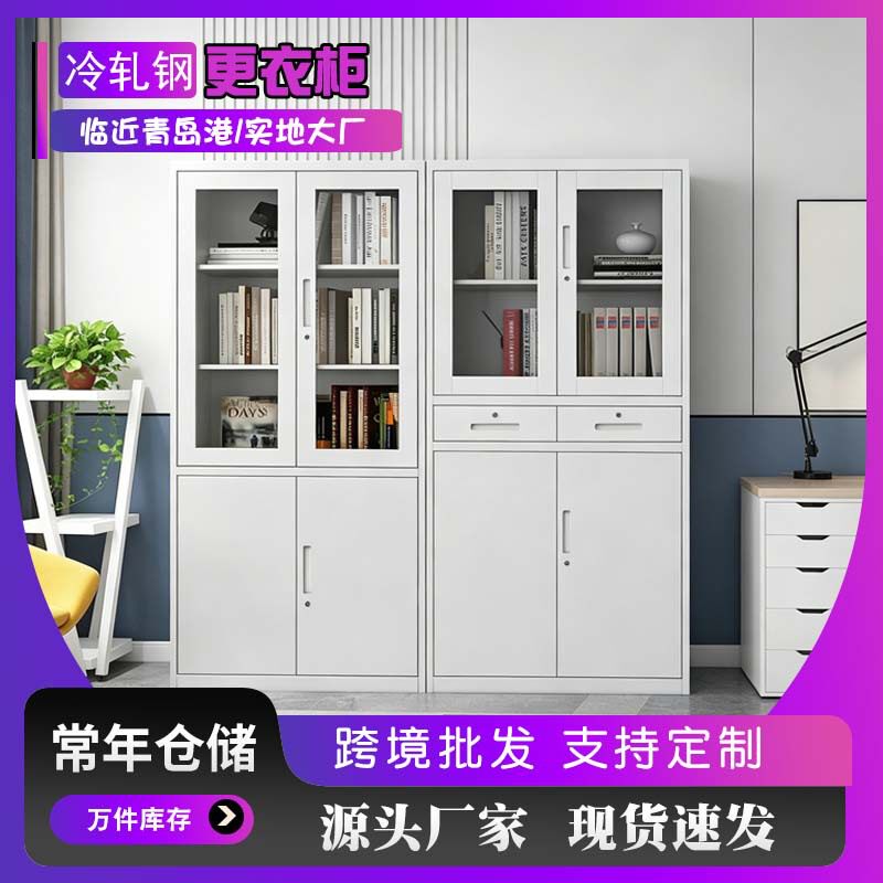 办公室资料柜办公柜钢制文件柜会计凭证收纳柜财务铁皮收纳柜厂家