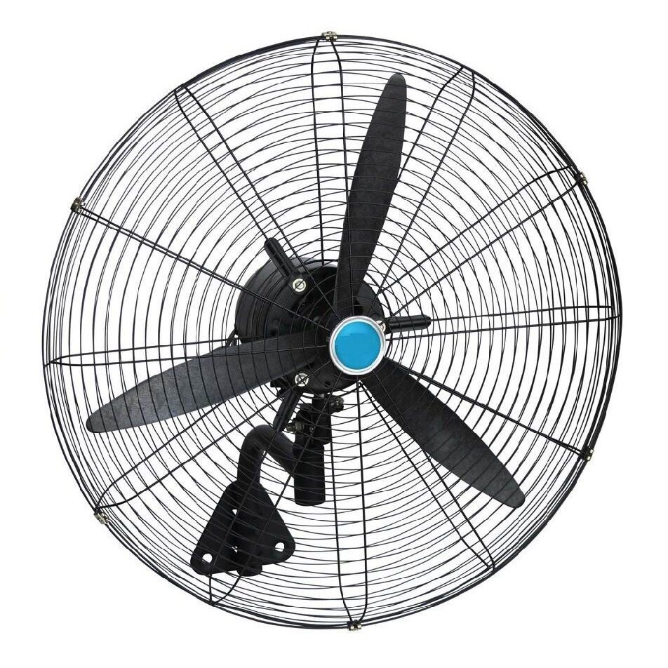 全铜电机 大功率壁挂式牛角扇 工厂壁扇 可摇头挂壁风扇 wall fan