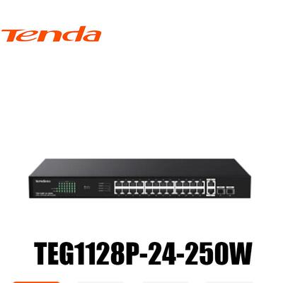 Tenda腾达26GE+2SFP非管理光电上联PoE交换机