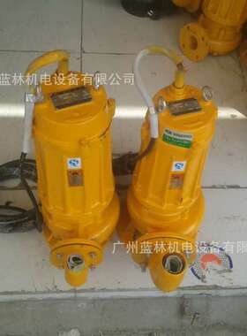 直销50w潜水泵 耐高温潜水污水泵 无堵塞排污泵 广州蓝林泵业
