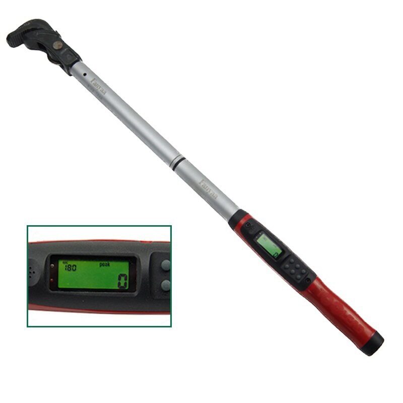 建筑钢筋数显力矩扳手80-400Nm直螺纹扭力扳手 套筒检测16-40mm