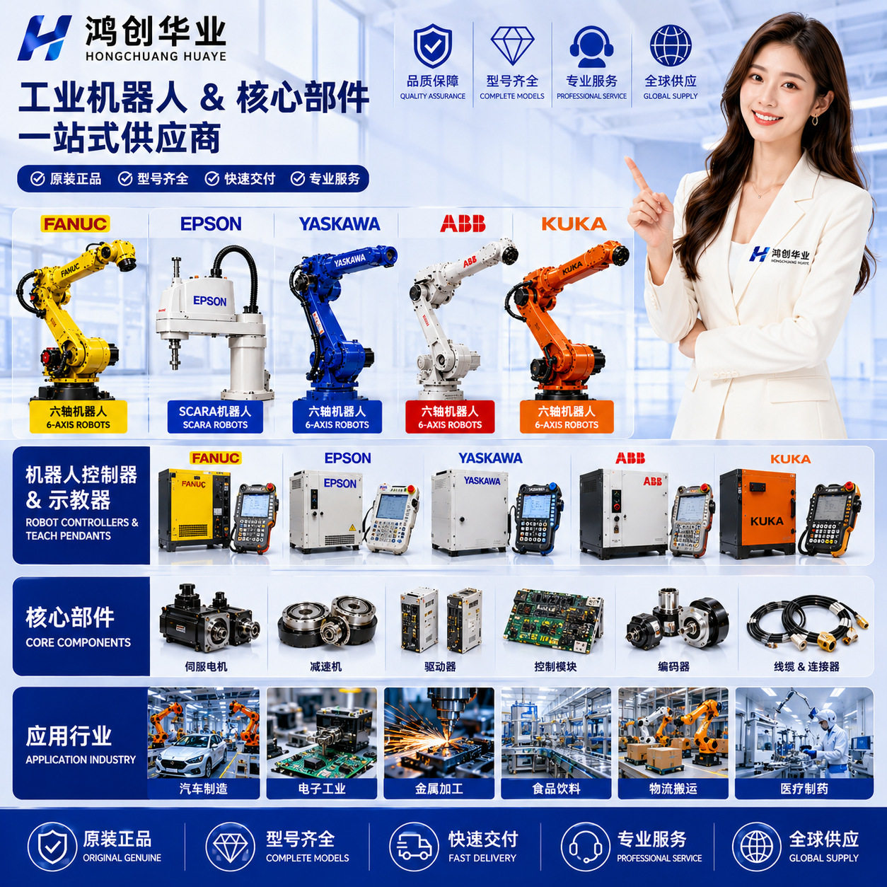 FANUC发那科机器人售后服务维修公司M-710iC/20L机械手臂维护保养
