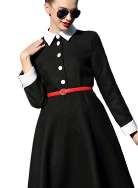 奈昕让您穿着漂亮个性化私人订制 26541 new dress名媛小香风纯色