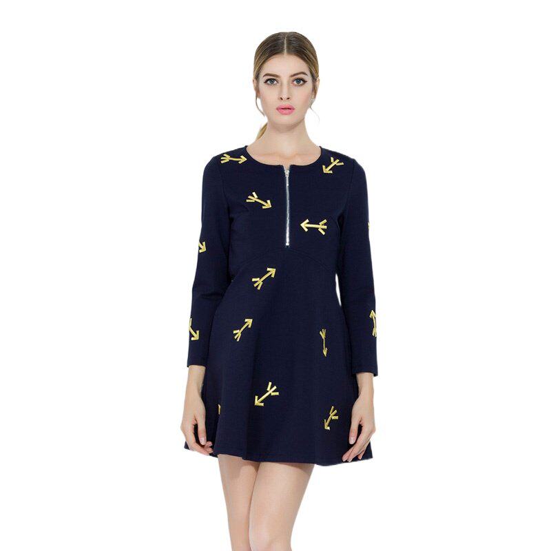 奈昕让您穿着好看个性化私人订制 60194 new dress时尚气质女装刺