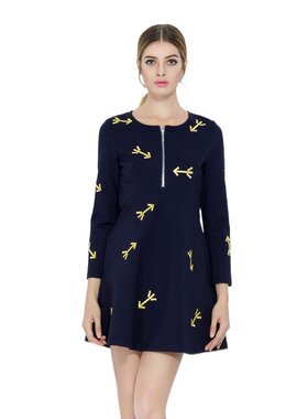 奈昕让您穿着好看个性化私人订制 60194 new dress时尚气质女装刺