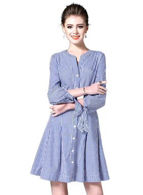 奈昕让您穿着漂亮个性化私人订制 32748 办公休闲衬衫裙街头正品