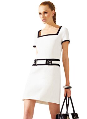 奈昕让您穿着漂亮个性化私人订制 90330 new dress时装新款短袖拼