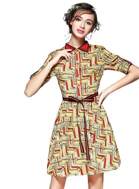 奈昕让您穿着漂亮个性化私人订制 31258 街头时尚休闲连衣裙春夏