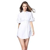 化私人订制 21717时尚 气质淑女装 奈昕让您穿着好看个性 花瓣袖 纯色