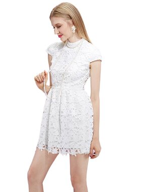 奈昕让您穿着好看个性化私人订制 20929女装时尚新款半高领dress