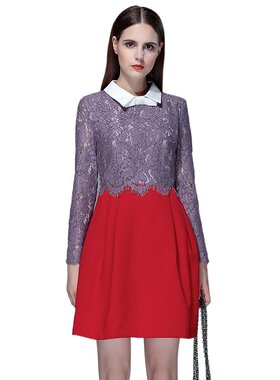 奈昕让您穿着好看个性化私人订制 24351 new dress正品潮流女装蕾