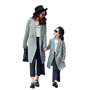 奈昕让您穿着漂亮个性化私人订制 92512 Woolen coat秋冬中长母子