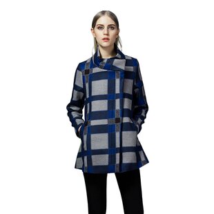 奈昕让您穿着漂亮个性化私人订制 97532 Woolen coat复古风高领拉